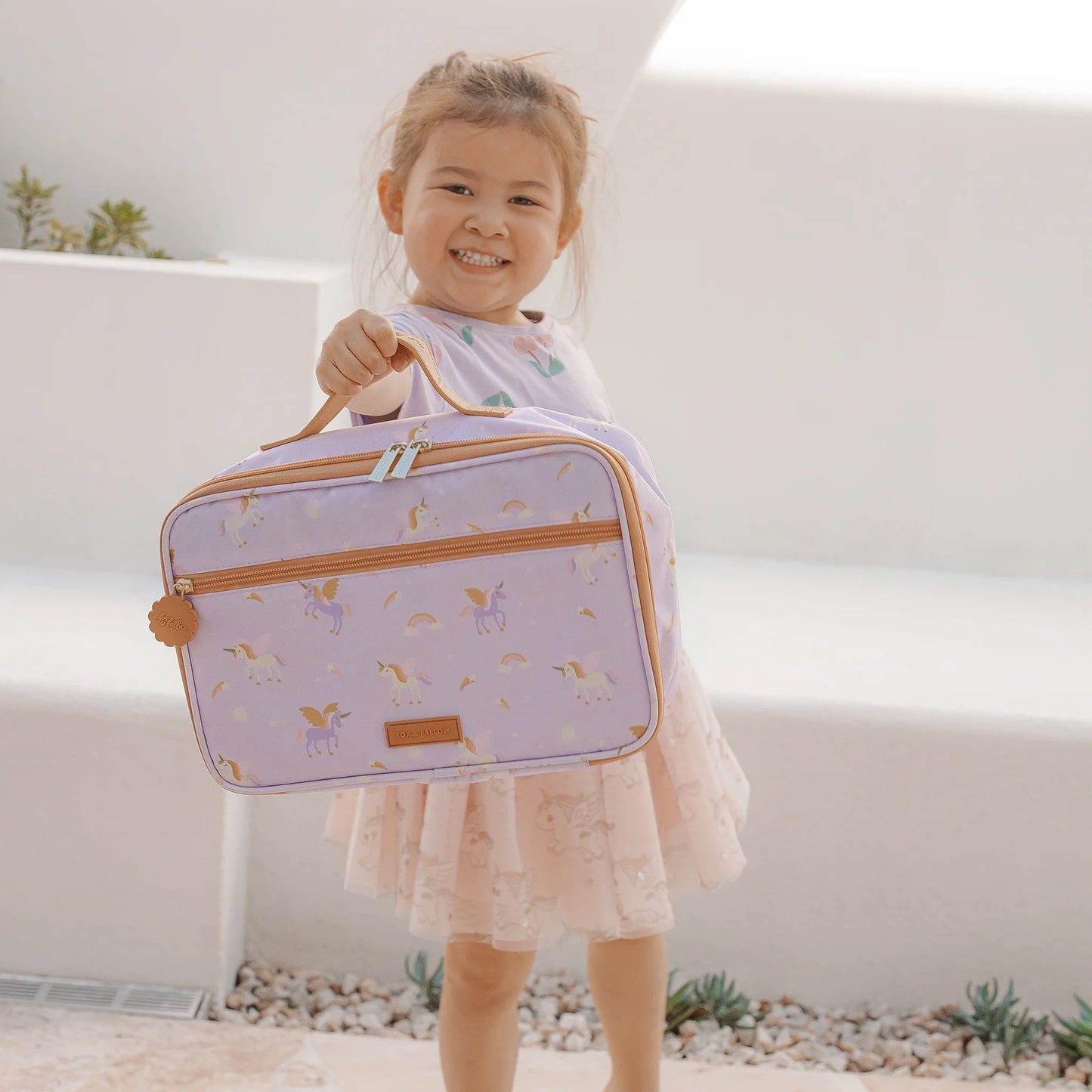 Unicorns Large Lunch Bag - Aster & Ruby