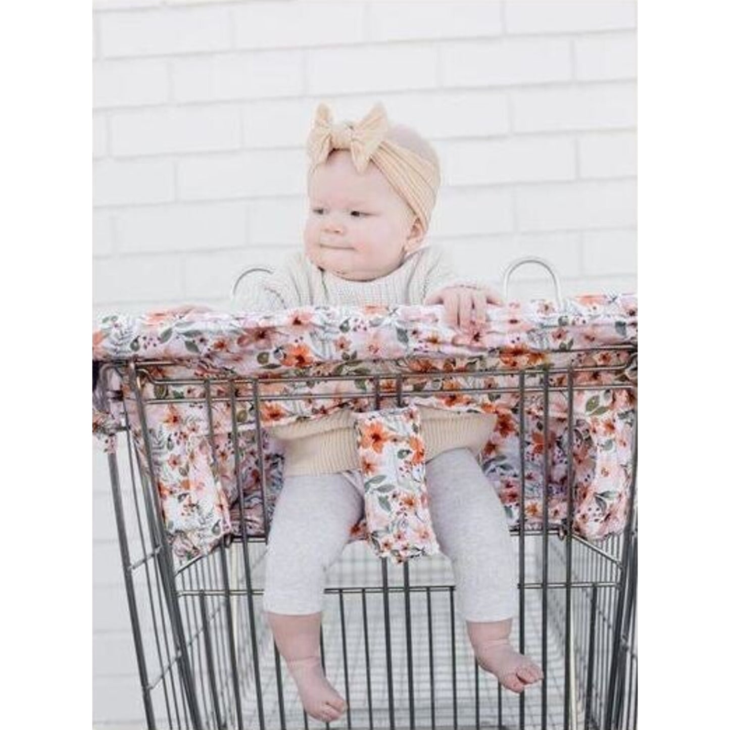 Bambella Designs Universal Padded Trolley Liner Bloom | Aster & Ruby