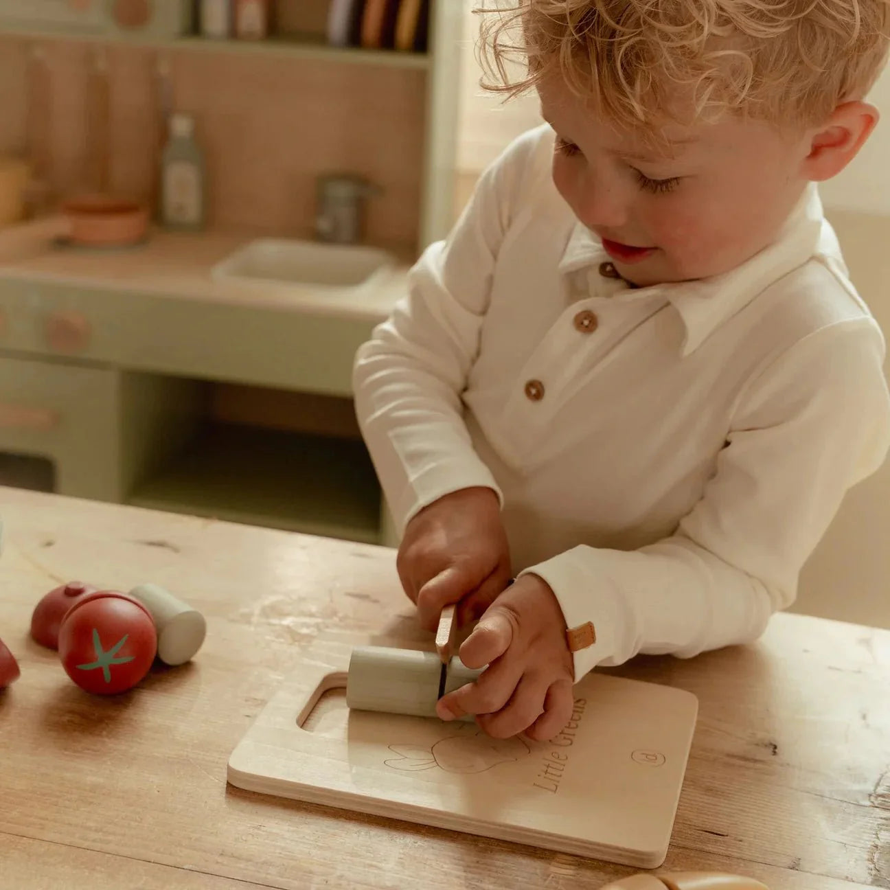 Wooden Cutting Vegetables