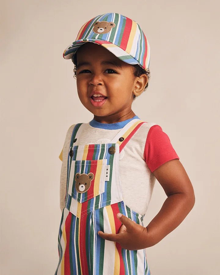 Vintage Stripe Huxbear Cap - Aster & Ruby