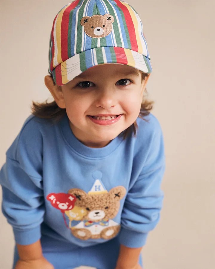 Vintage Stripe Huxbear Cap - Aster & Ruby