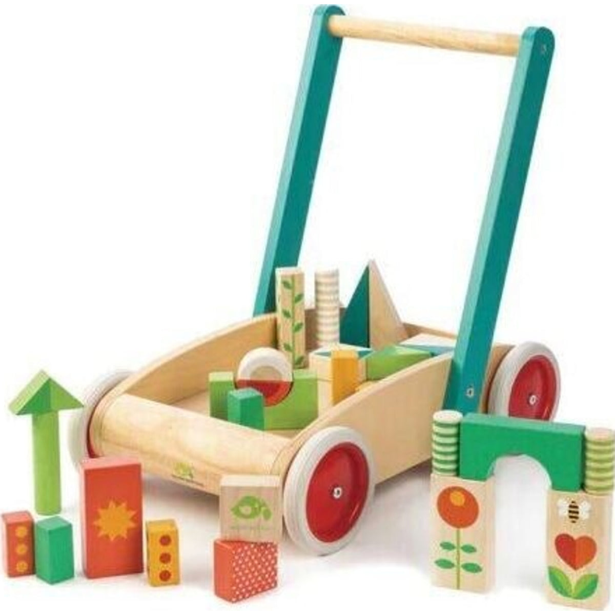Tender Leaf Toys Wagon with Blocks | Aster & Ruby