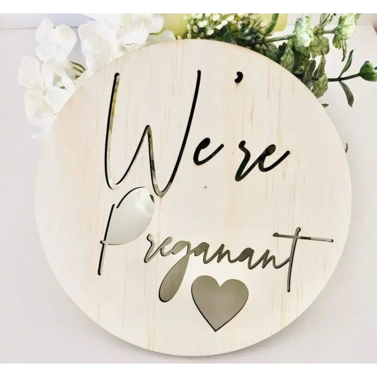 Timber Tinkers We're Pregnant Scandi Birth Announcement | Aster & Ruby