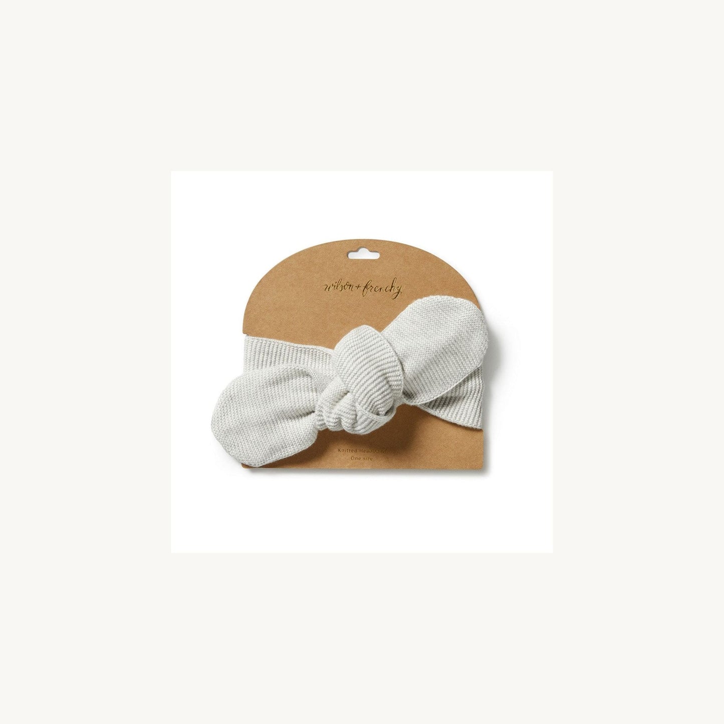 Wilson & Frenchy Wilson & Frenchy Knitted Cable Headband Grey Melange | Aster & Ruby