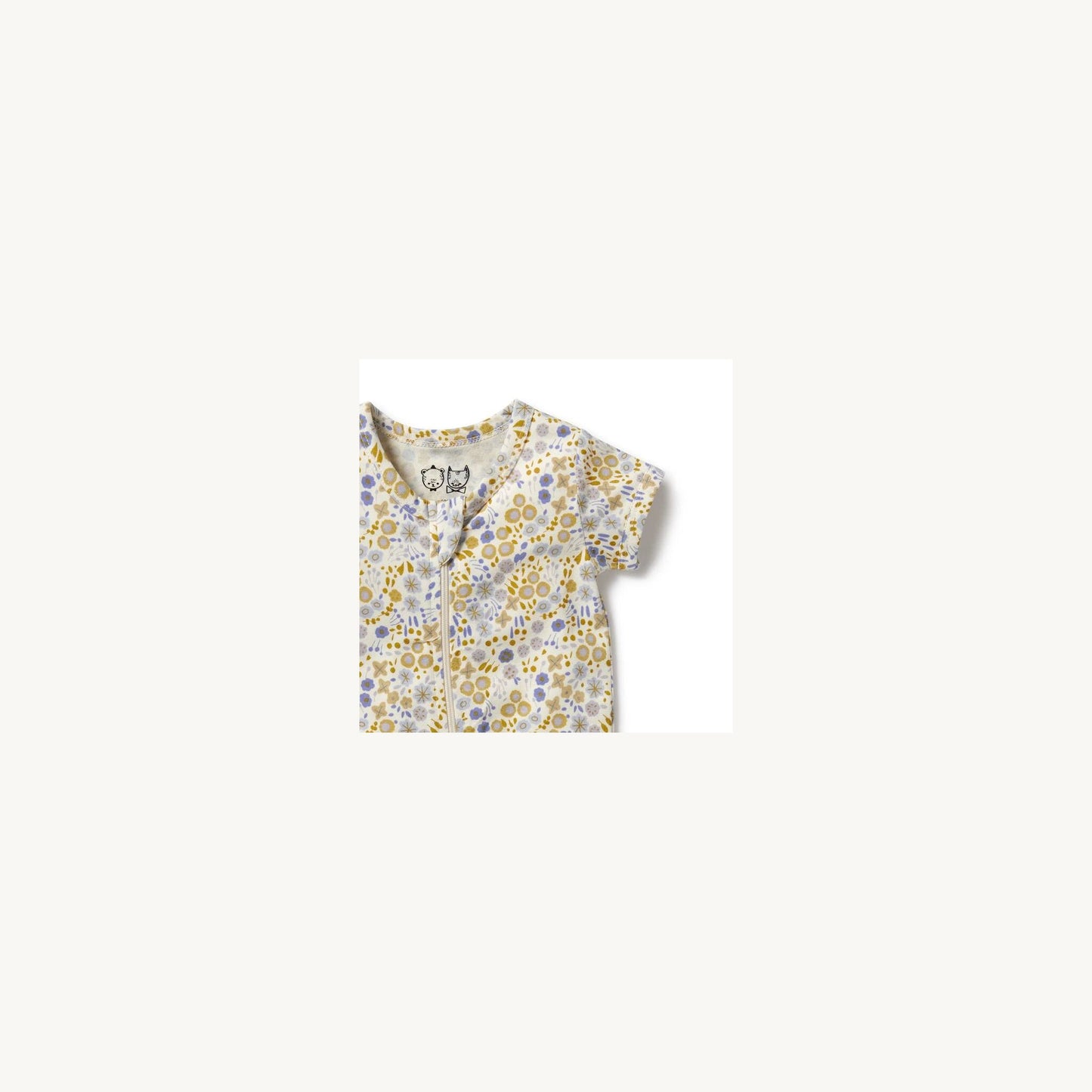 Wilson & Frenchy Wilson & Frenchy Organic Boyleg Zipsuit - Little Meadow | Aster & Ruby