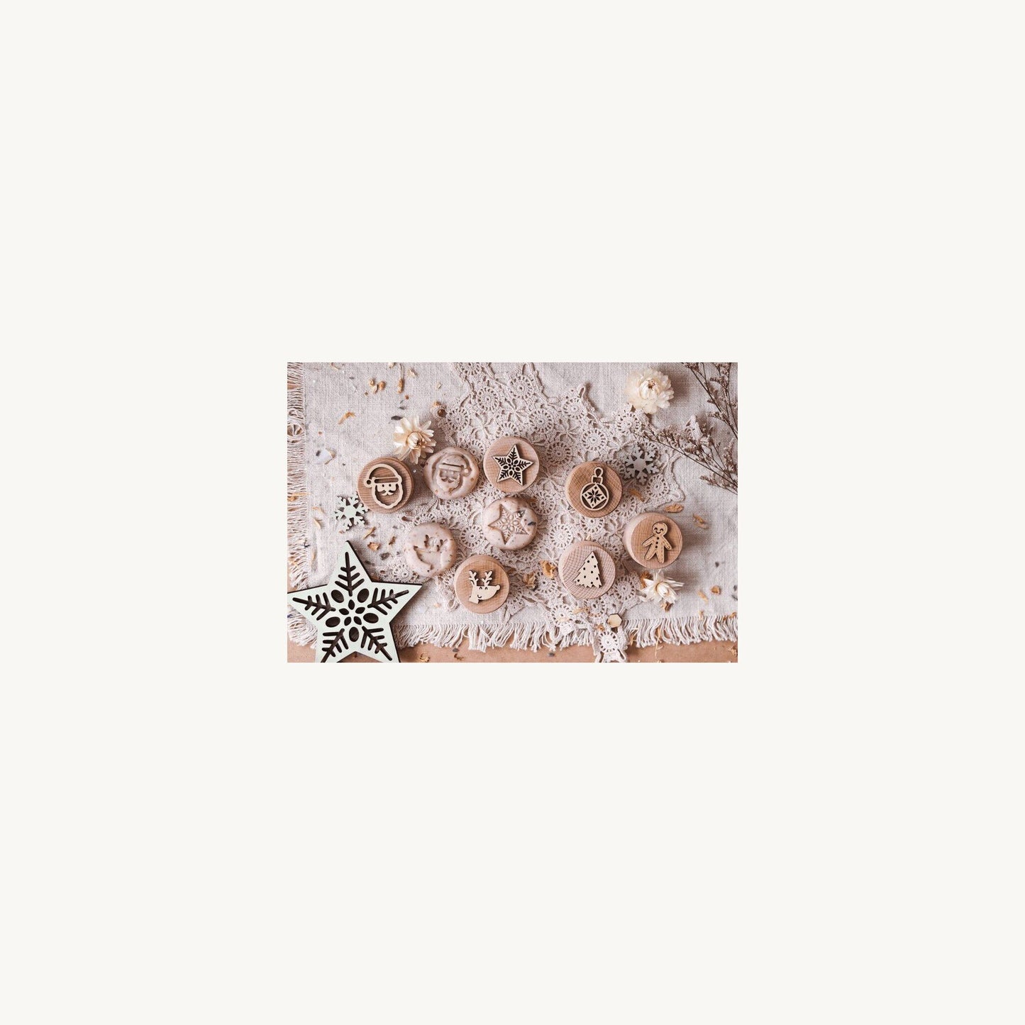Let Them Play Wooden Stampers Christmas | Aster & Ruby