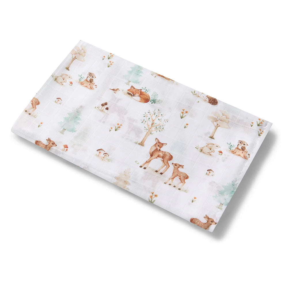 Organic Muslin Wrap Woodland Tales