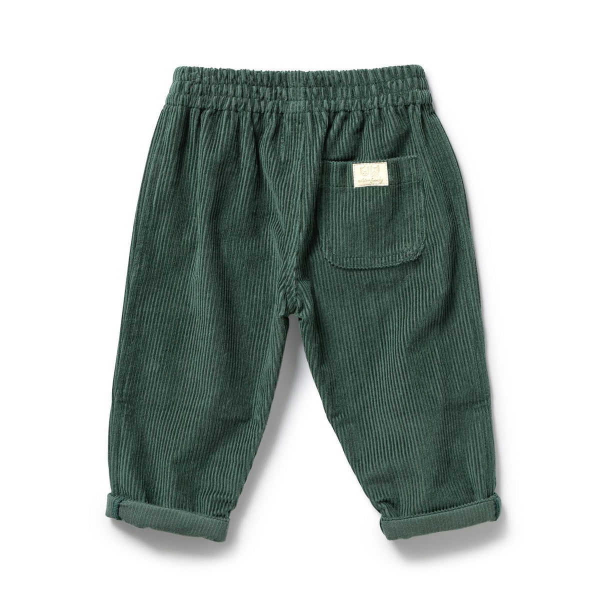 Moss Green Organic Cord Pant