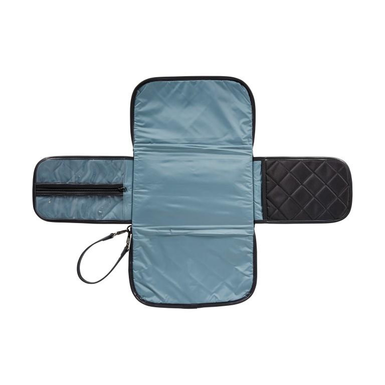 Change Mat Clutch Black Quilt