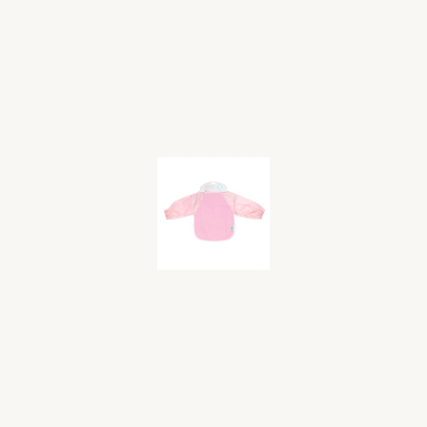 All4Ella Long Sleeve Bib Pink Stars | Aster & Ruby