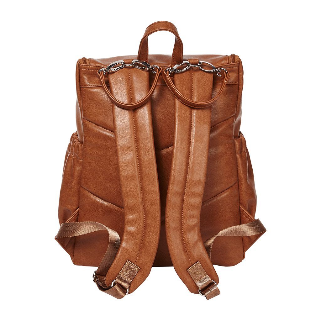 Signature Nappy Backpack - Tan - Aster & Ruby