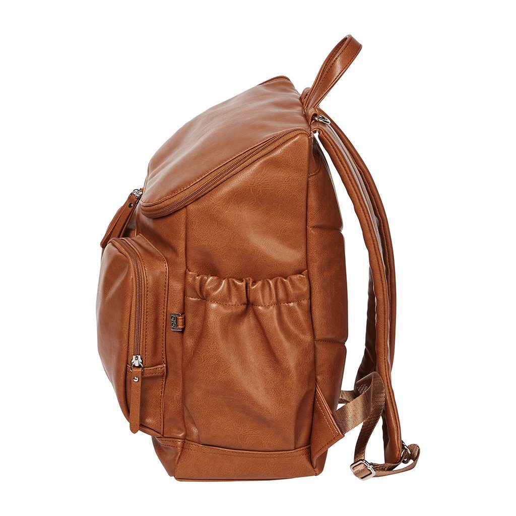 Signature Nappy Backpack - Tan - Aster & Ruby