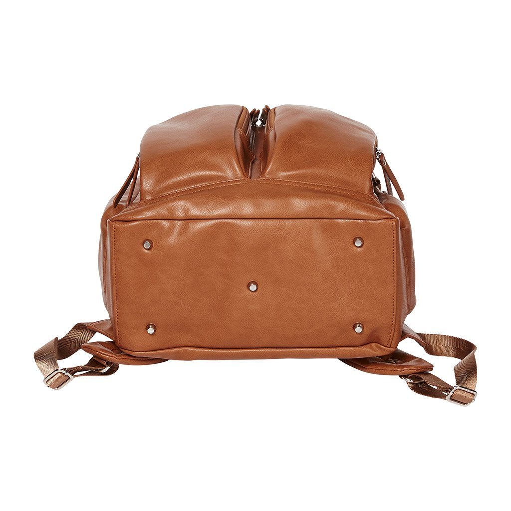 Signature Nappy Backpack - Tan - Aster & Ruby