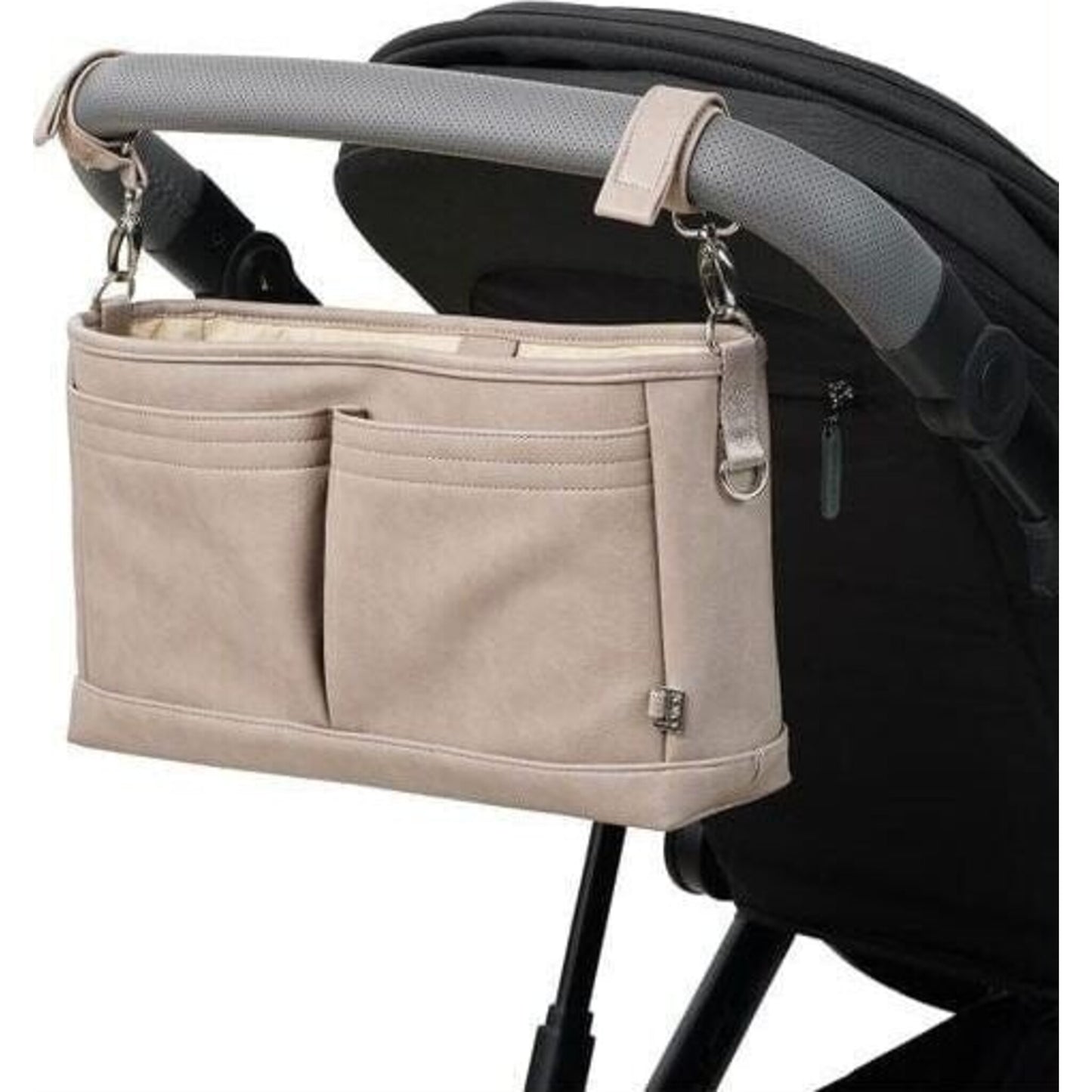 OiOi Signature Pram Caddy - Oat | Aster & Ruby