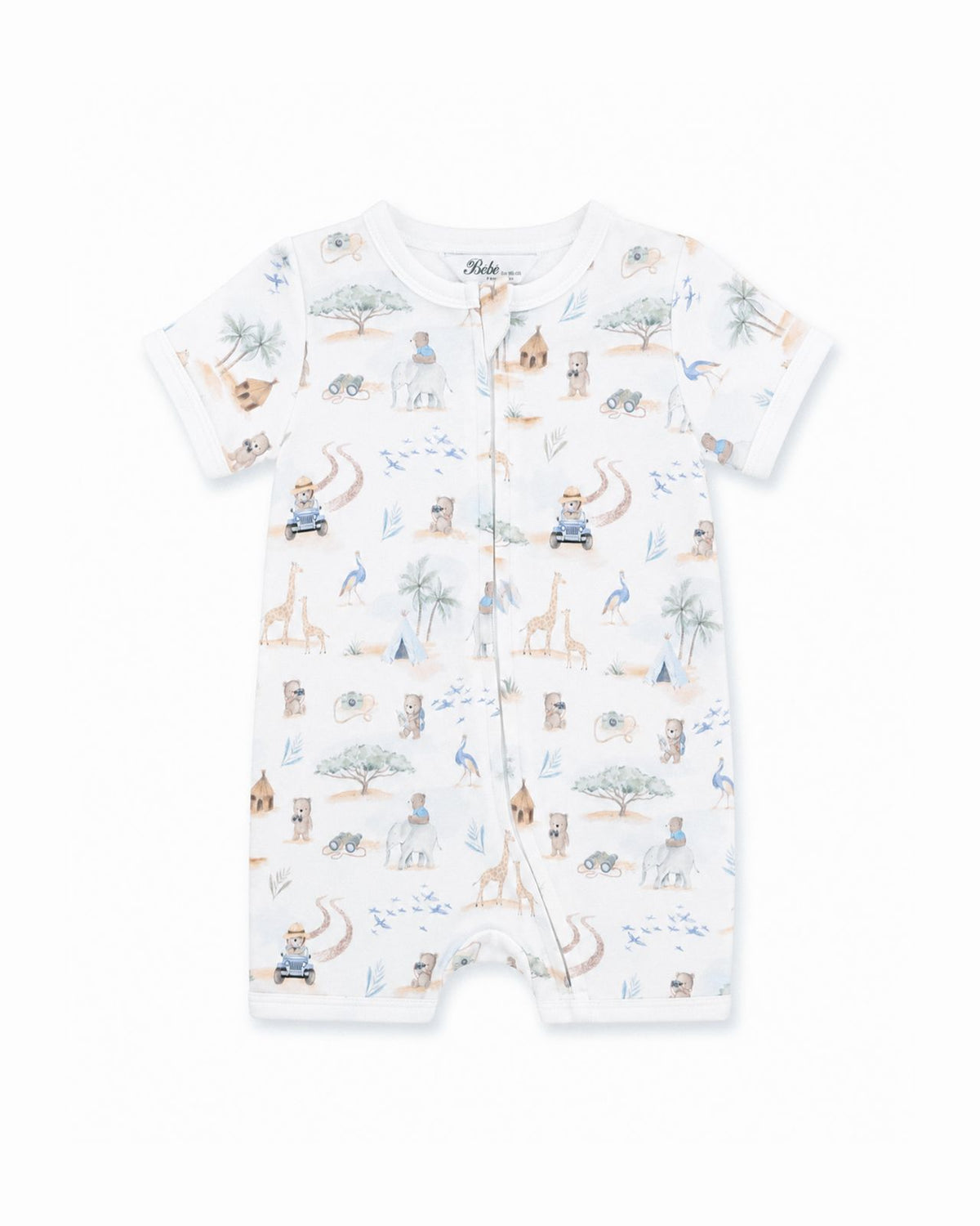 Brady Organic SS Zip Romper