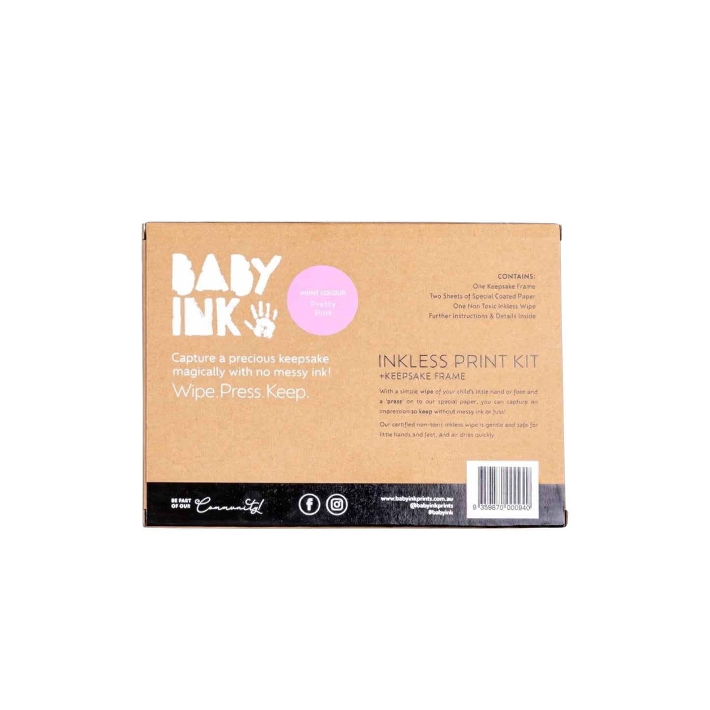 Ink-Less Frame Kit - Pretty Pink