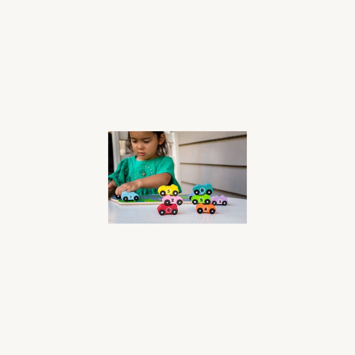 Kiddie Connect 1-10 Car Puzzle | Aster & Ruby