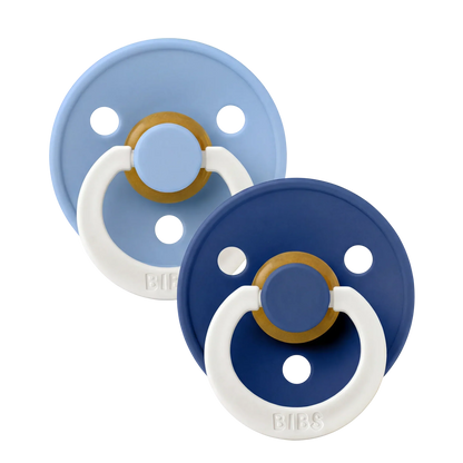 GLOW Pacifiers 2 Pack - Sky Blue/Cornflower