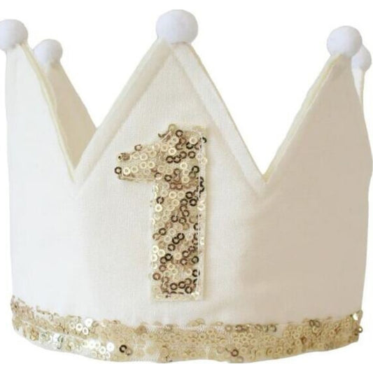 Alimrose 1st Birthday Crown Ivory | Aster & Ruby
