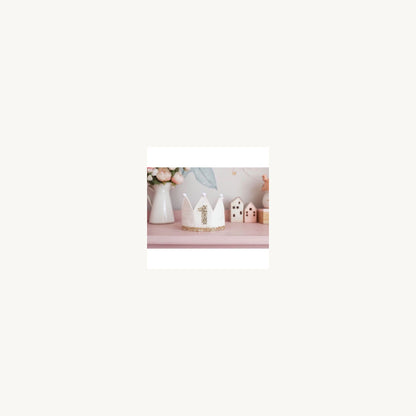 Alimrose 1st Birthday Crown Ivory | Aster & Ruby