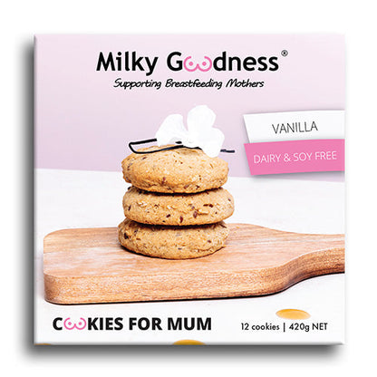 Vanilla Lactation Cookies (Dairy & Soy Free)