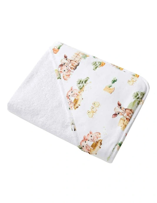 Farm Organic Hooded Baby Towel