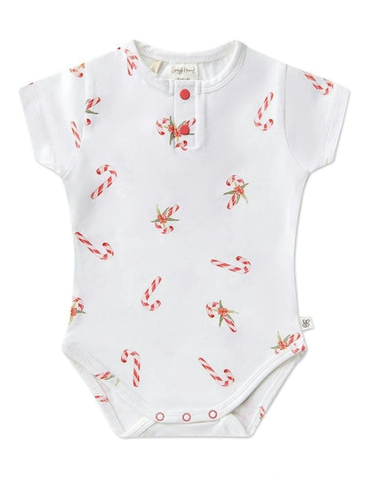 Candy Cane SS Bodysuit