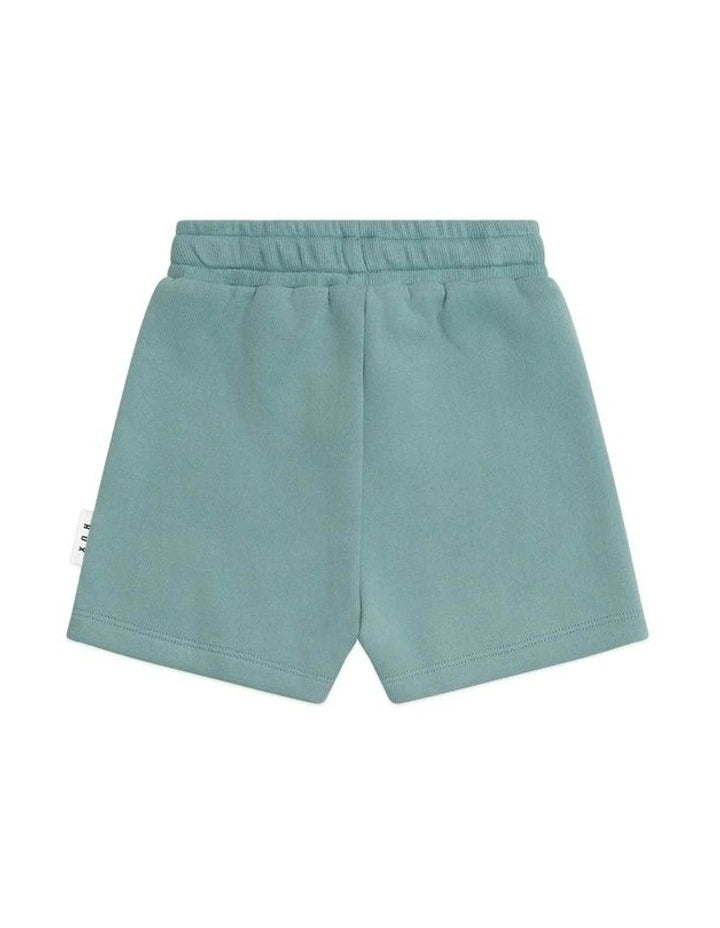 Huxbaby Furry Huxbear Shorts Green | Aster & Ruby