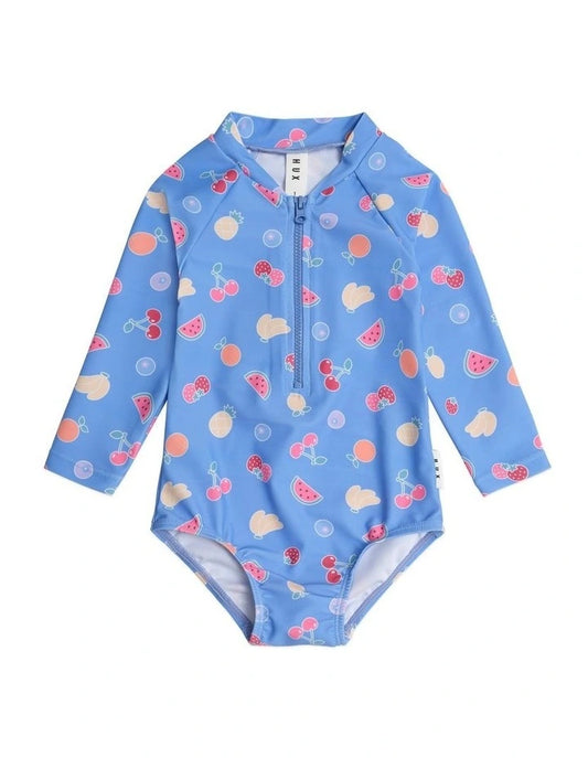 Huxbaby Fruit Emoji Zip Swimsuit | Aster & Ruby