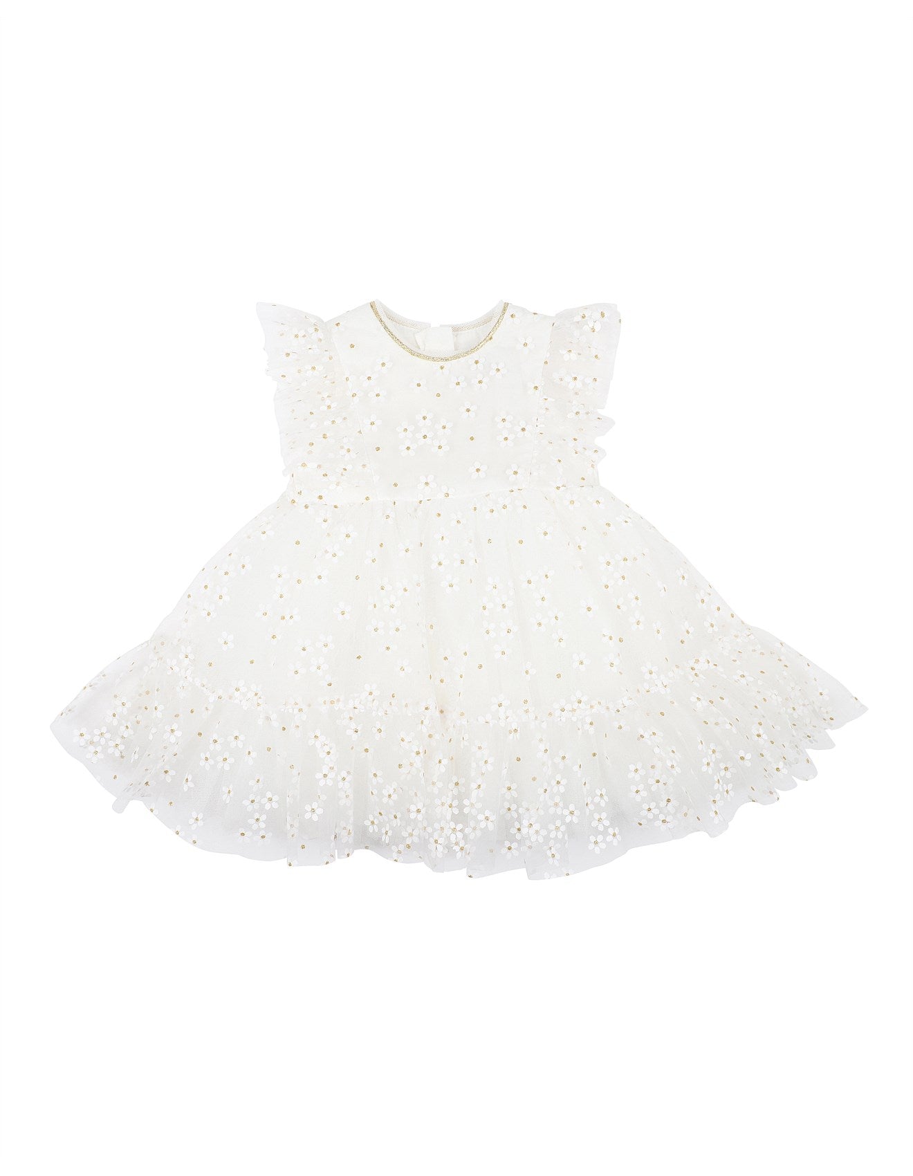 Bebe Bebe Daisy Glitter Dress | Aster & Ruby