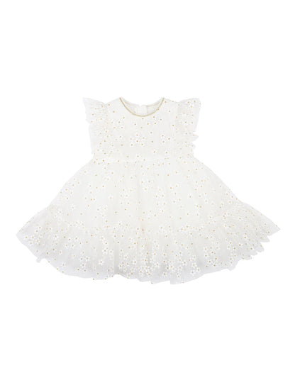Bebe Bebe Daisy Glitter Dress | Aster & Ruby