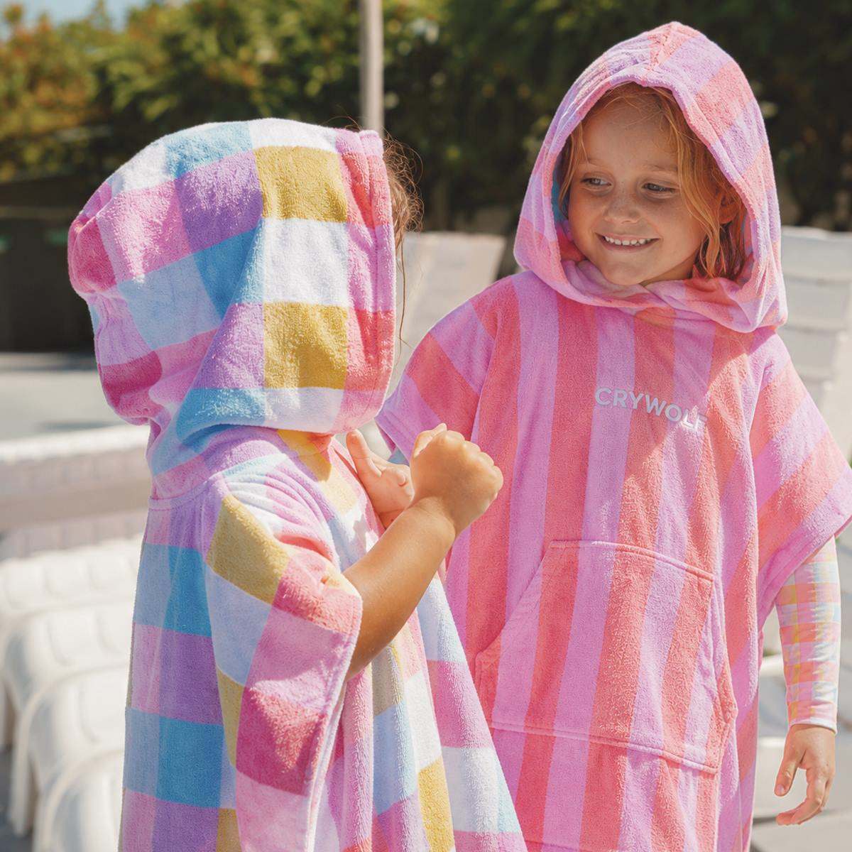 Hooded Towel Pop Gingham