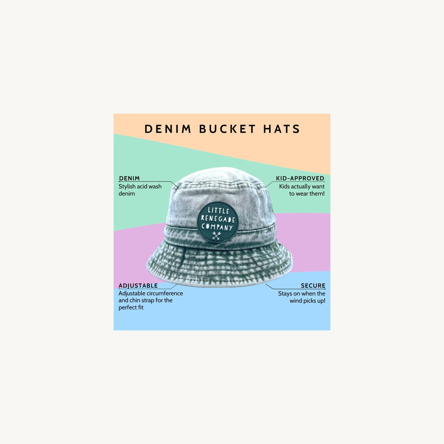 Little Renegade Company Emerald Bucket Hat | Aster & Ruby