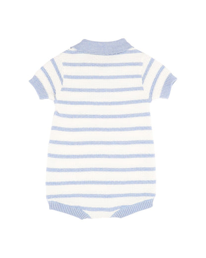 Brady Organic Knitted Polo Romper