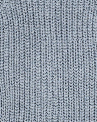 Blue Knitted Zip Romper