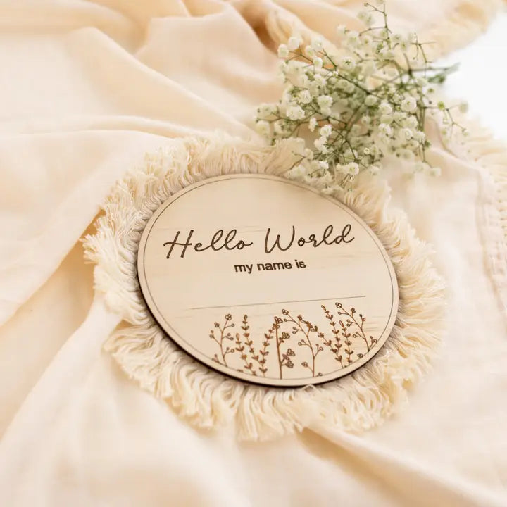Hello World Wildflower Fringe
