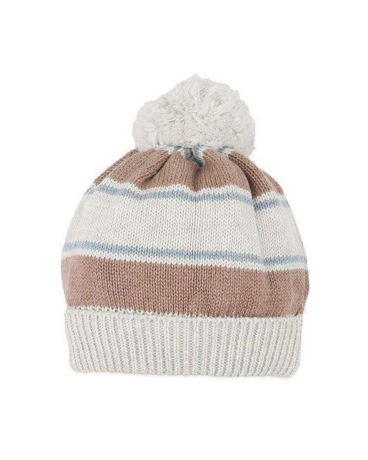 Alvin Organic Stripe Knitted Beanie