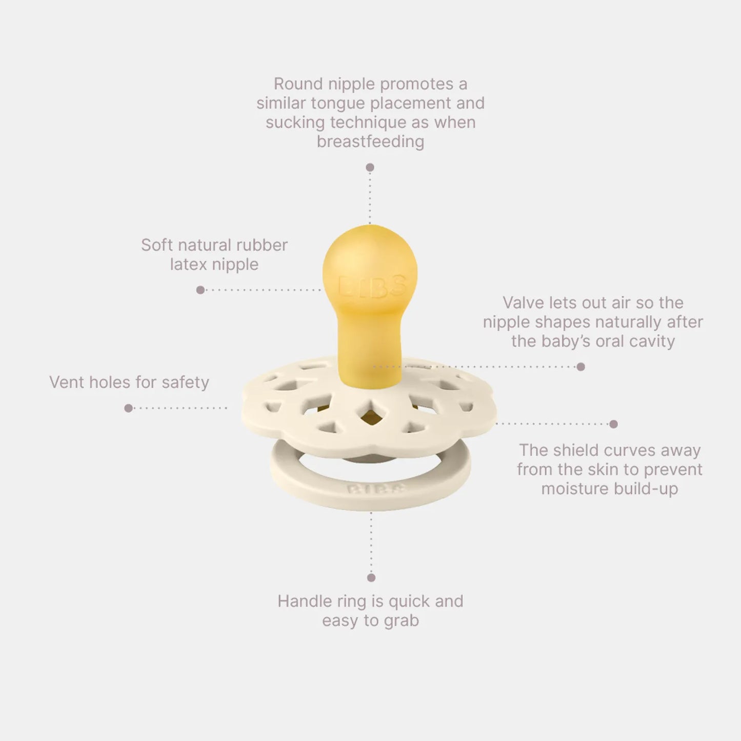 Pacifier Liberty Boheme | Chloe, Meadow & Ivory Mix