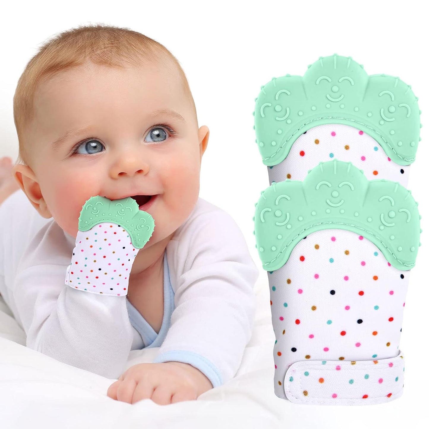 Teething Mitten Glove Mint