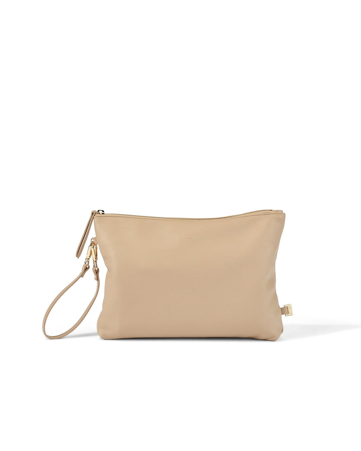 Nappy Changing Pouch Oat Vegan Leather