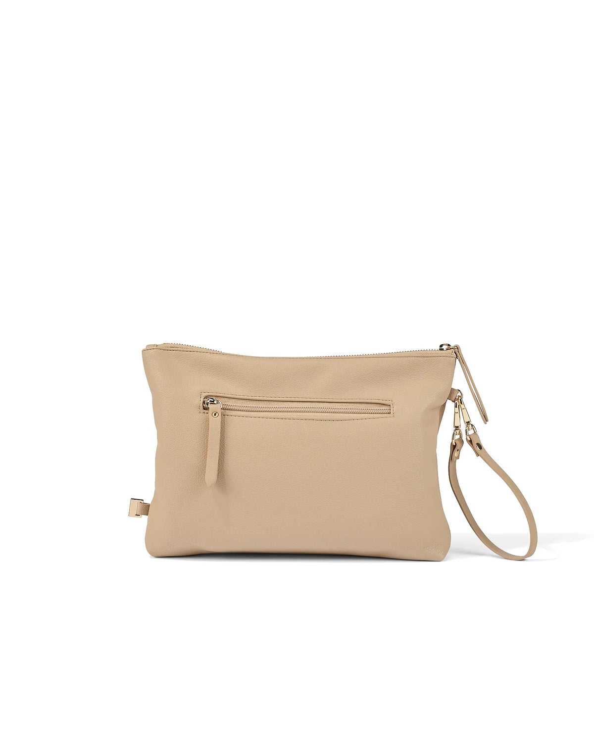 Nappy Changing Pouch Oat Vegan Leather