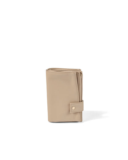 Nappy Changing Pouch Oat Vegan Leather