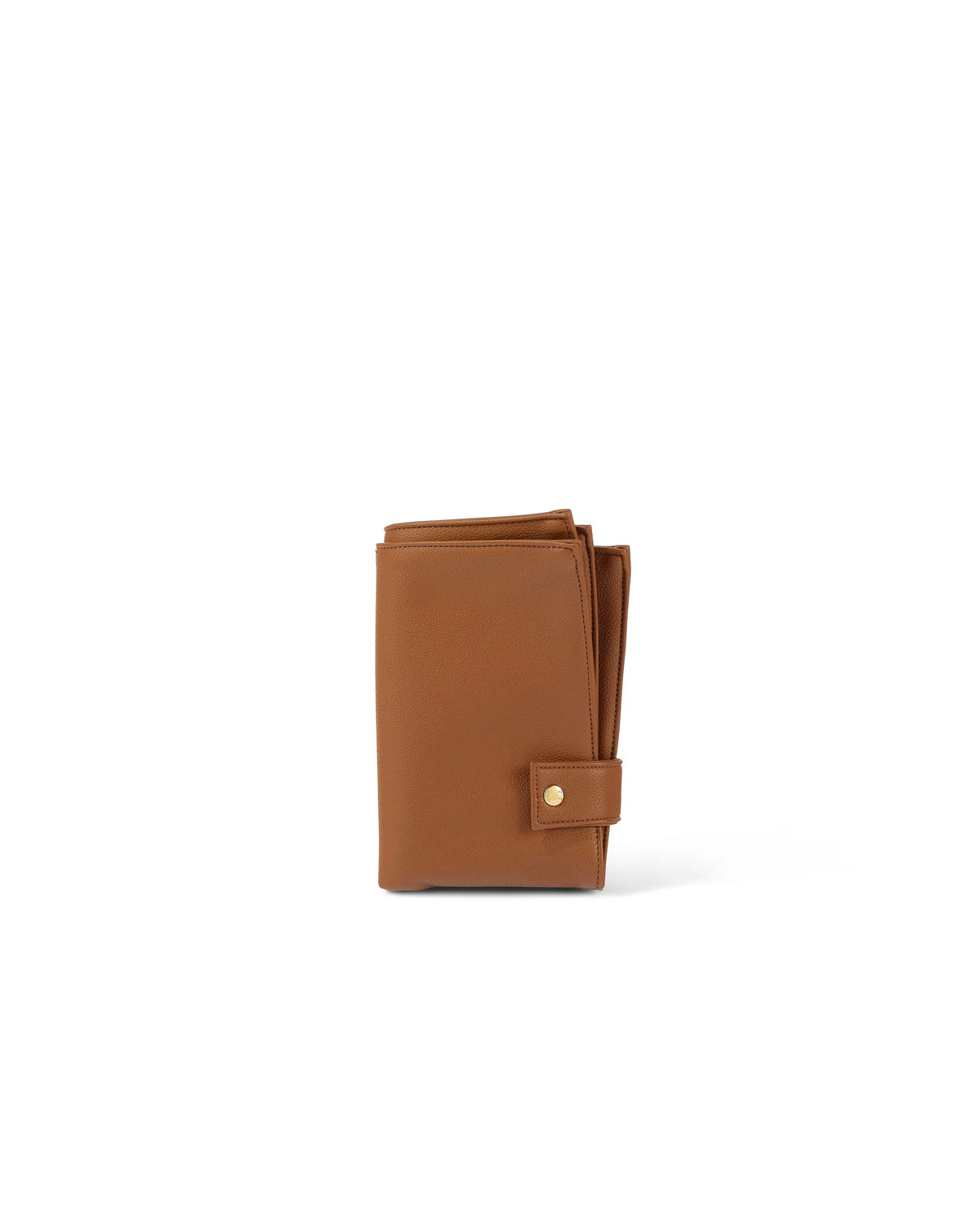Nappy Changing Pouch Chestnut Brown Vegan Leather
