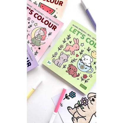 Colouring Book Square - Unicorns