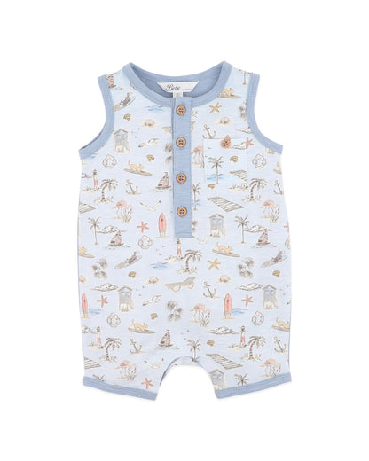 Max Print Puppy Romper