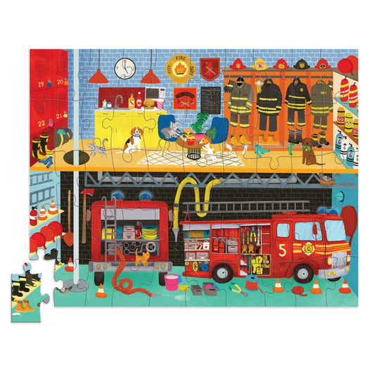 Flat House Puzzle 50 Pc Fire House