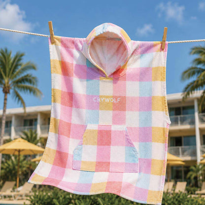 Hooded Towel Pop Gingham