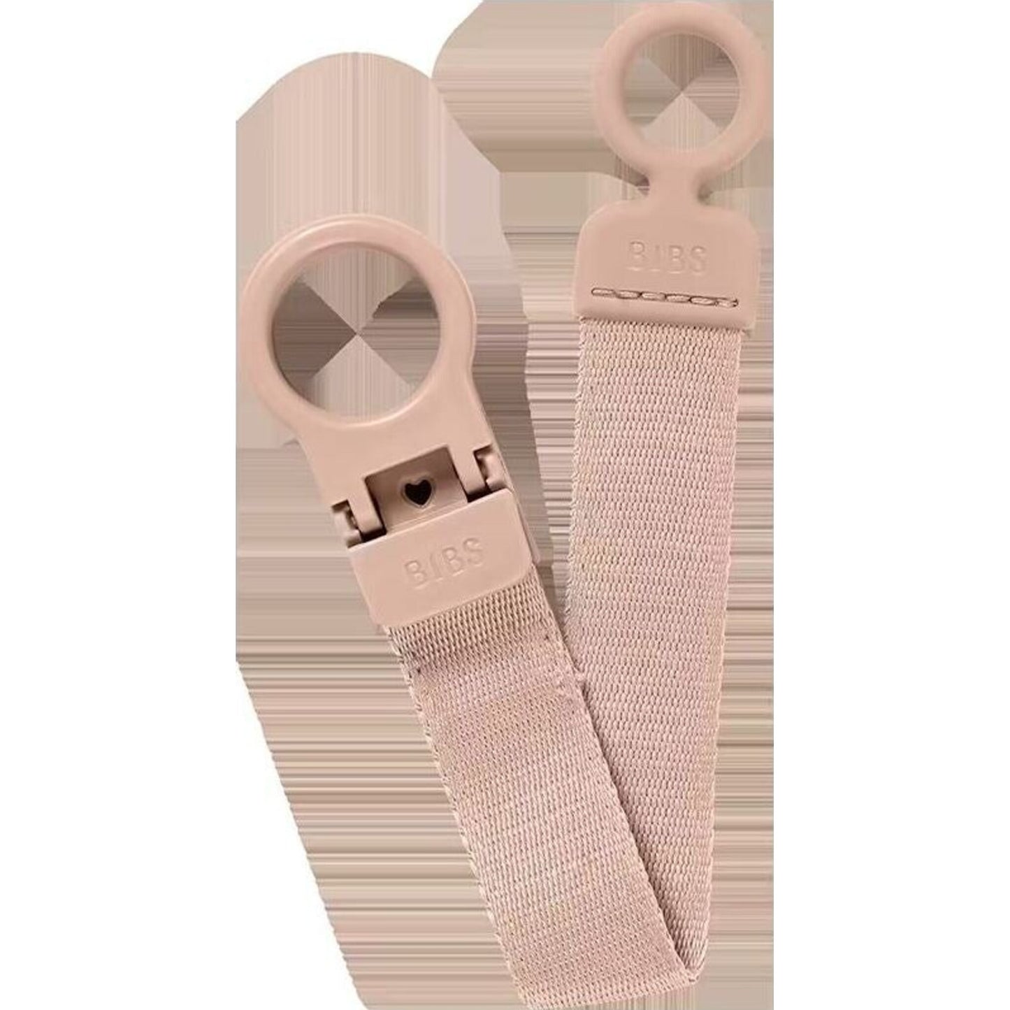 BIBS Pacifier Clip Loop Blush | Aster & Ruby