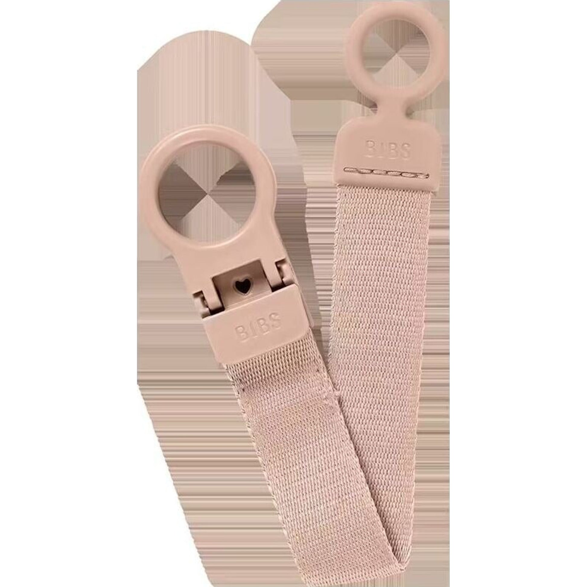 BIBS Pacifier Clip Loop Blush | Aster & Ruby
