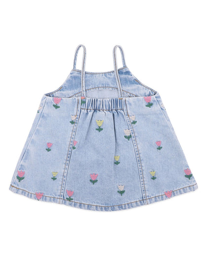 Sundae Denim Tulip Dress